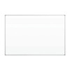 Projection Board, Porcelain, 48 in, 72 in, Aluminum Frame, White, Gloss