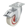 Manufacturer Varies Swivel Plate Caster,Nylon,5 in.,400 lb.,C L-POW 125KF-12-FI
