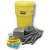 Spill Kit, 62 gal Volume Absorbed per Kit, 157 gal Capacity, Drum, Yellow, 140  1397-YE