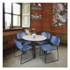 Kee Round Table & Chair Set, Wood, Metal, Polypropylene Top, Maple