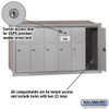 Salsbury Industries Mailbox, 40 lb, Recessed, - 3506ARU