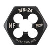 Milwaukee Tool Hex Threading Die, 3/8"-24, UNF 49-57-5351