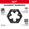 Milwaukee Tool Hex Threading Die, 3-8"-24, UNF 49-57-5351