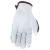 Leather Drivers Gloves, Shirred Slip-On, White - White, 2XL, 12 PK  36136XXL