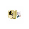 Hubbell Premise Wiring Modular Jack,0.875 in H,Ivory HXJ6EI