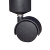 Round Mobile Tables, 36 W, 36 L, 23-34 H, Wood, Metal, Cherry  TB36RNDCHAPCBK
