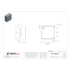 Captive Screws Electrical Enclosures, 12 in H, 6 in D, 12 in W, 1, Steel  ASE12X12X6