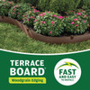 Master Mark 5 In. x 20 Ft. Brown Terrace Board Lawn Edging with Stakes 95320 761578