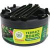 Master Mark 5 In. x 20 Ft. Black Terrace Board Lawn Edging with Stakes 95420