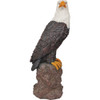 Alpine 27 In. Eagle on Rocks Garden Statue JUM582 806041
