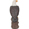 Alpine 27 In. Eagle on Rocks Garden Statue JUM582 806041