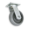 Manufacturer Varies Swivl Plat Caster,Rubber,8 in.,675 lb,B 1NWH3