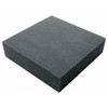 Foam Sheet, Open Cell, 12 in W, 12 in L, 1 in Thick, Charcoal  ZUSA-PU-140