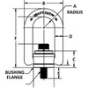 Adb Hoist Rings Hoist Rng,42-4-1-2in,1085.5 ft.-lb,HDHRM 34403