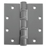 Door and Butt Hinge, Steel, Full Mortise Mounting, 2 1/4 in Leaf W x 5 in Leaf H, Prime Coat