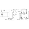 DC Gearmotor, 40 in-lb Max. Torque, 350 RPM Nameplate RPM, 90V DC Voltage  2H571