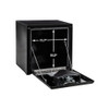 15x10x15 Inch Black Steel Underbody Truck Box with T-Handle  1703310