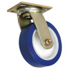 Manufacturer Varies Swivel Plate Caster,Poly,5 in,750 lb,Blu 1NUX1
