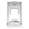 Weather Cover, Plastic, Anodized, For Use With: Mfr. No. WSS-W1, WSS-W2  WCC