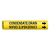 Brady Pipe Mrkr,Condensate Drain,2-1/2 to3-7/8 4036-C