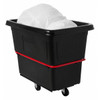 Rubbermaid Commercial Utility Truck,7-16cu yd.,800lb Cap,Black FG471200BLA