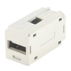 Panduit USB Coupler Module,White,0.71" H CMUSBAAWH