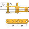 Tsubaki Connecting Roller Link,D-3 Attachment C2060HD3CL