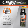 DAP 20 Oz. Black Insulating Foam with Widespray Applicator 7565000320 109265