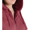 Berne Women's Medium Sangria Sherpa-Lined Full-Zip Hooded Sweatshirt WSZ114SGAR400 716957