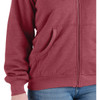 Berne Women's Medium Sangria Sherpa-Lined Full-Zip Hooded Sweatshirt WSZ114SGAR400 716957