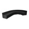 4 pcs. Living Room Set, 25-1/4" to 89-1/2" x 27", Upholstery Color: Black