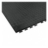 Interlocking Antifatigue Mat Tile, Polyurethane, 3 ft W x 3 ft L, 5/8 in Thick