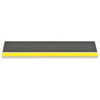 Bold Step Stair Tread Cover Aluminum Black/Yellow, 48 in W x 3/16 in Thick 407NT20048102