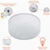 Halo 6 In. Color Selectable Bulb Replacement Spin Light 7ORB15FS-1PK-ED-CA 517198