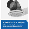 EZ Soffit Vent Termination End EZSV14R 548903