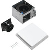 Homewerks 80 CFM 1.0 Sone Clean Cover Ventilation Fan with Dimmable LED Light 7141-80-HW 552023