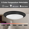 Canarm 7 In. Black LED Disc Light Fixture DL6151BK 552096