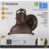 Westinghouse Orson 1-Light Oil Rubbed Bronze Dimmable LED Outdoor Wall Fixture 62034 525059