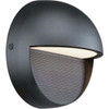 Westinghouse Winslett 1-Light LED Textures Black Dimmable Outdoor Wall Fixture