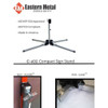 Sign Stand,Aluminum,15 in Maximum Mast H  669-C-602-S-KLSH