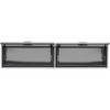 18x16x72 Inch Diamond Tread Aluminum Topsider Truck Box with Flip-Up Doors  1701363