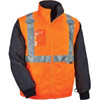 Ergodyne Jacket,Winter,4-in-1,HV Or,3X 8388