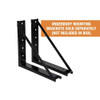 Buyers Products Truck Box, Underbody, Steel, 30"W, Black, 10.0 cu. ft. 1704303