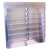 Dayton Combo Louver Damper,Adj,47-1-2 H,Alum 5NKJ1
