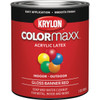 Krylon ColorMaxx Gloss Interior-Exterior Acrylic Latex Paint, Banner Red, 1 Qt. K05616007 779604