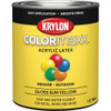 Krylon ColorMaxx Gloss Interior-Exterior Wall Paint, Sun Yellow, 1 Qt. K05645007 786568