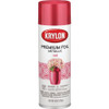 Krylon 8 Oz. Premium Foil Metallic Red Spray Paint K01080000 792419