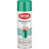 Krylon 6 Oz. Premium Foil Metallic Green Spray Paint K01081000 792590