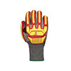 Work Gloves, Cut Level A8 ,Uncoated ,Nitrile ,2XL 1 PR