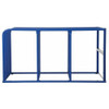 Starter Vertical Sheet Storage Rack, 84 in D, 50 in W, 4 Shelves, Blue  VSSR-15